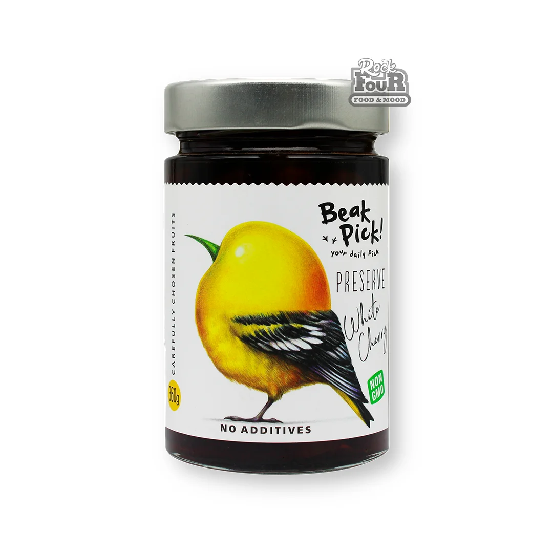 Jam "Beak Pick" white cherry 360g